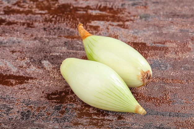 Ripe and tasty shallot onion