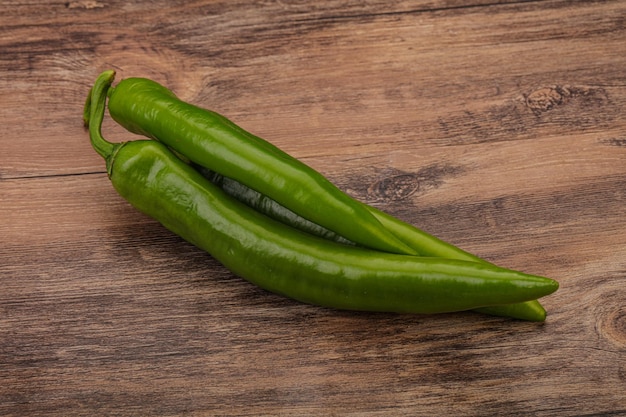 Ripe tasty spicy green pepper