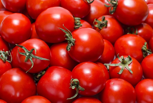 Ripe tomatoes background