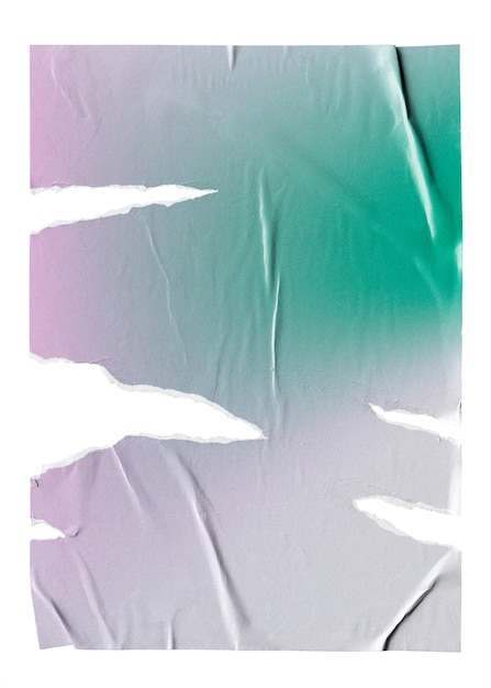 破碎的梯度海报png贴纸透明的背景