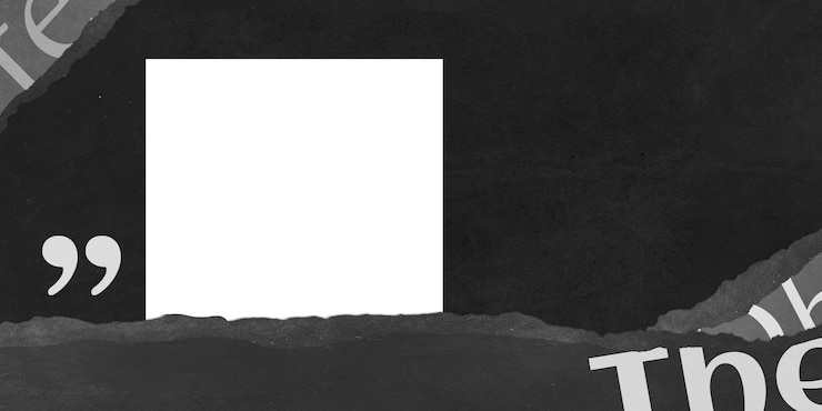 Photo ripped paper png transparent background aesthetic frame design