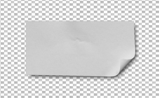 ripped of paper on a transparent background with clipping path