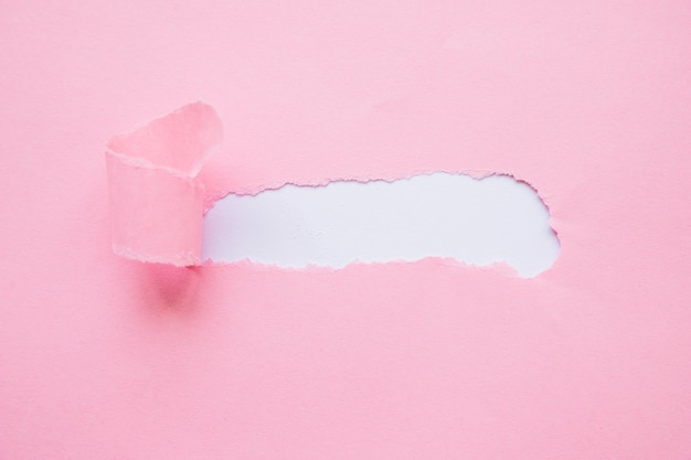 Ripped pink paper texture