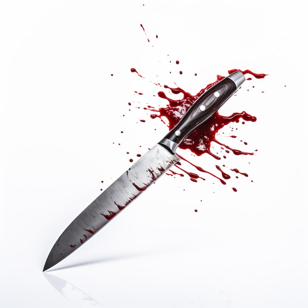 Foto coltello da taglio con sfondo bianco di alta qualità ul