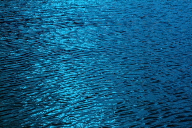 Rippling blue water surface.water river for background