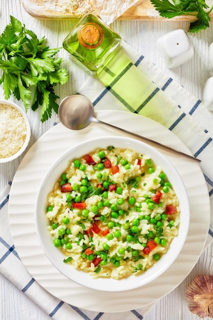 Risi e Bisi Venetian Risotto with Spring Peas