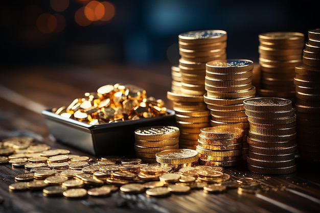 Rising Gold Prices Investment Concept