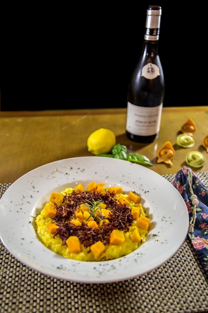 Risotto brazilian food gourmet