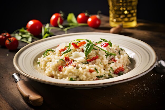 Foto risotto droomt van italiaanse gastronomie