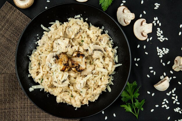 Risotto Fungi Topview