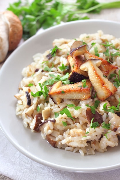 Risotto Met Champignons