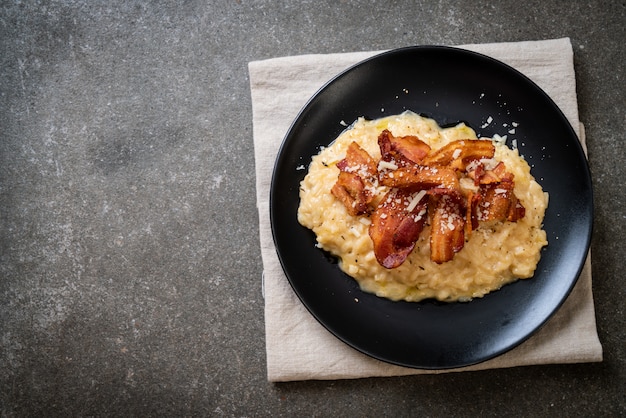 risotto met krokant spek