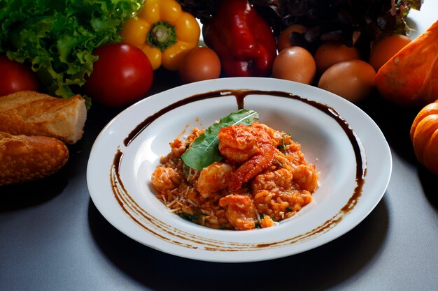 Risotto shrimp