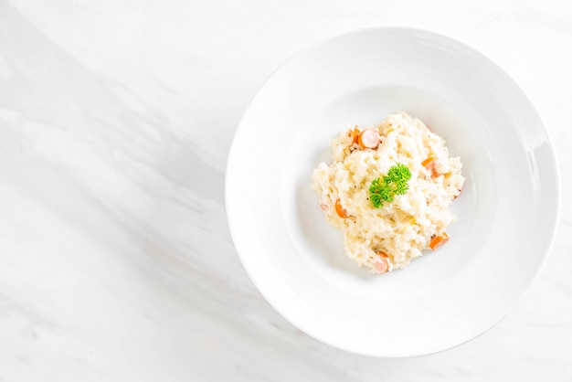 Risotto con salsiccia