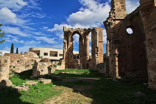 Riuns of church in Famagusta, Northern Cyprus