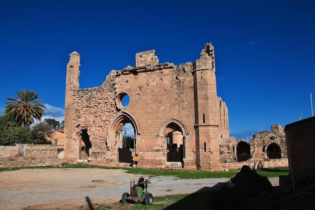 Riuns van de kerk in Famagusta, Noord-Cyprus