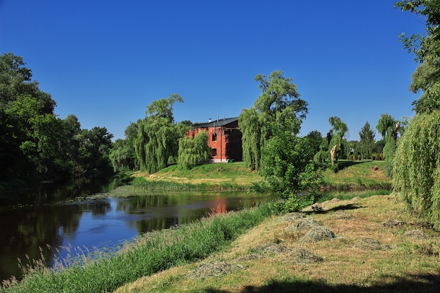 The river in Brest Fortress, Belarus country