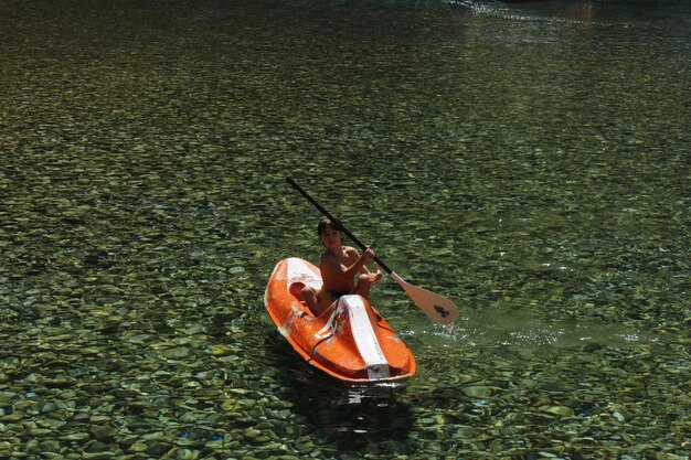 Photo river canoeing