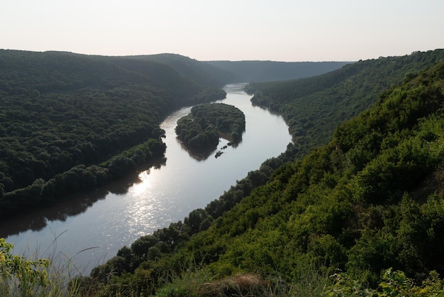 River Dniester Ukraine Yin Yan observation deck