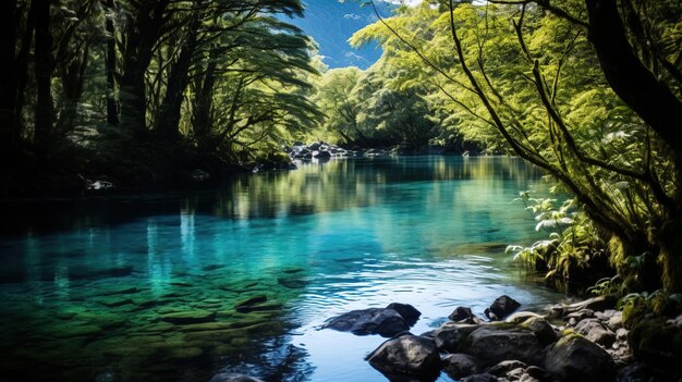 river in the forest