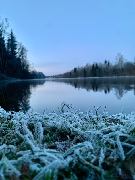 Фото Река в гагнефе зимой