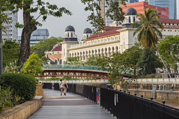 River of life walk in Kuala Lumpur Malaysia