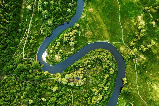 River in the meadows