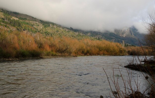 river and mountain in epuyen chubut