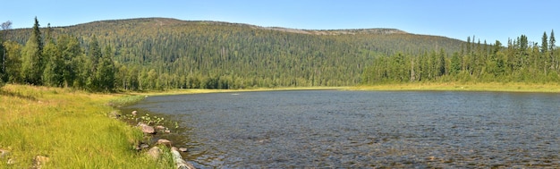 River panorama in the national Park Yugyd VA