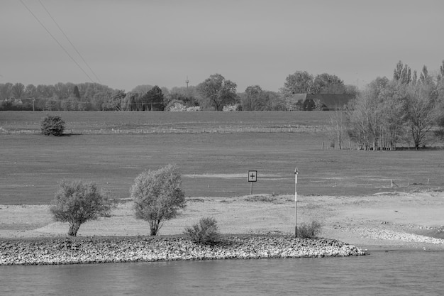 river rhine near wesel