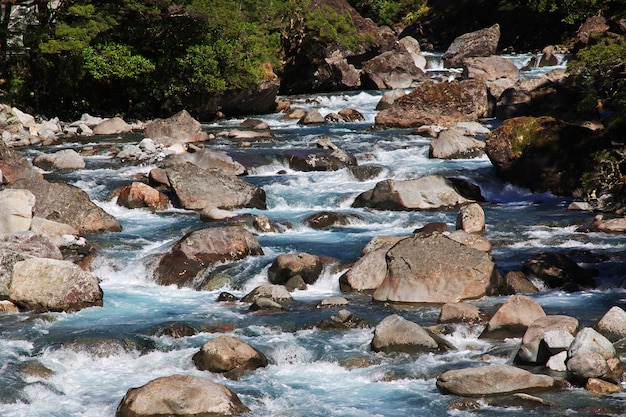 River of South island, New Zealand