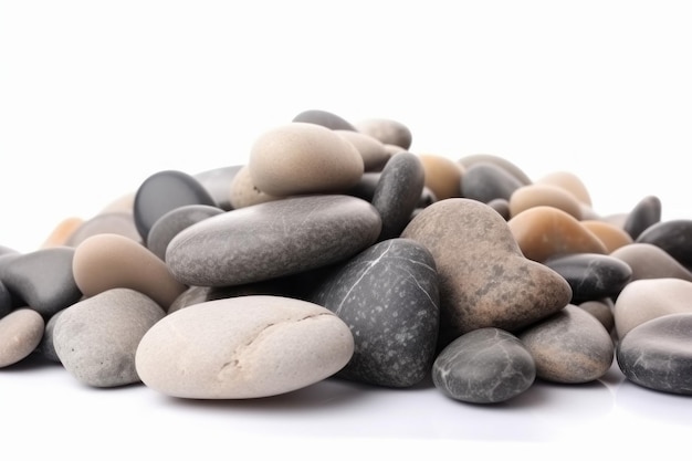 River stones Generate Ai