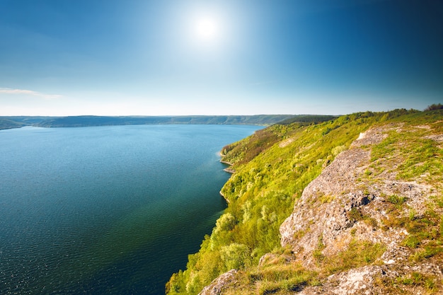 River and sunshine in Bakota