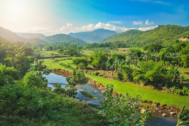 River valley in Sumbava