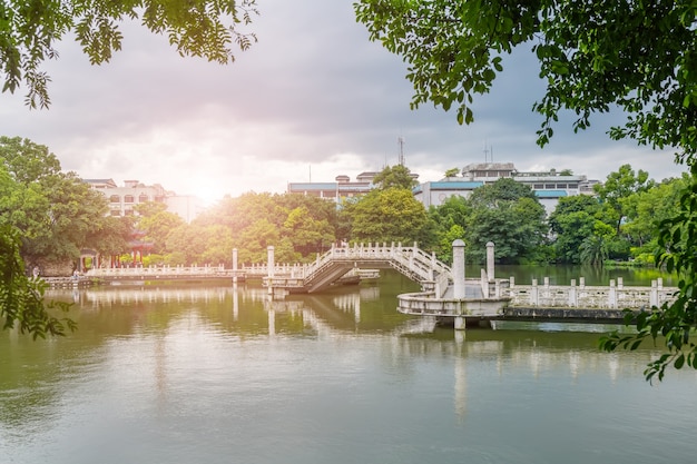 River with a bridge