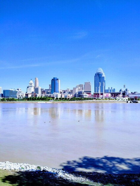 River with buildings in background