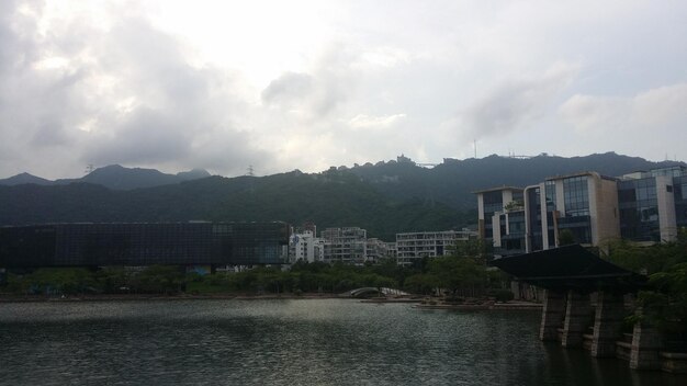 River with buildings in background