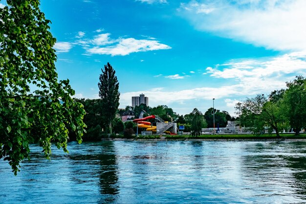 River with buildings in background