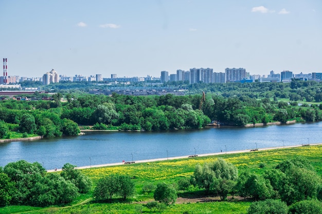 River with buildings in background