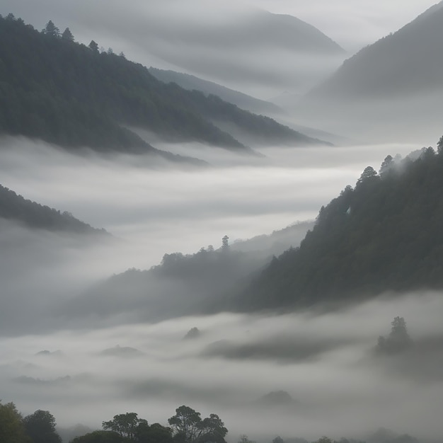 River with mountains HD Ai generative 8K wallpaper Stock Photographic Image