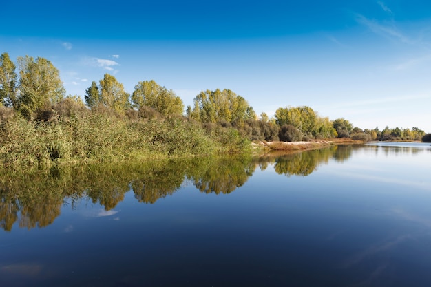 The river with a quiet current  