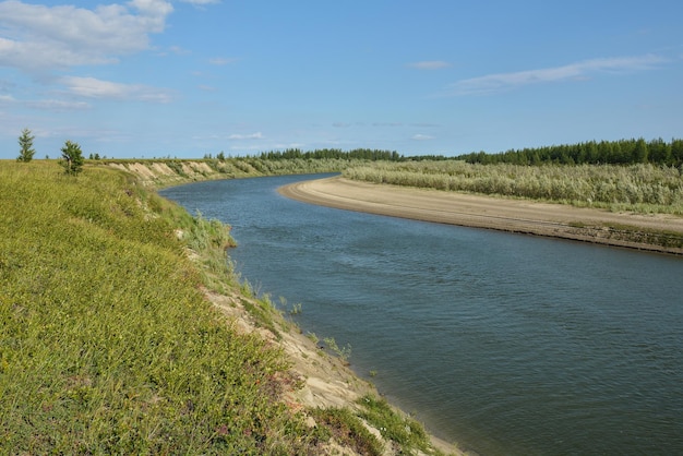 Река на полуострове Ямал