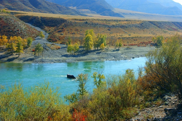 Rivier in Bugle Altai