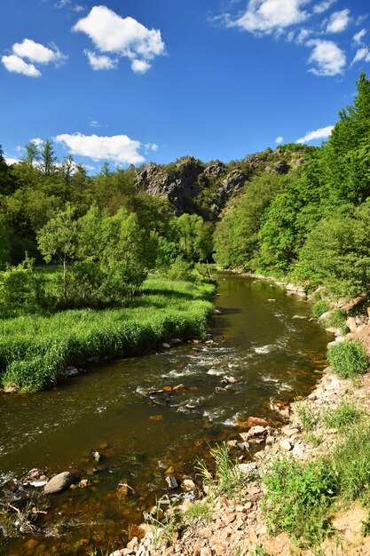 Rivier in een berg