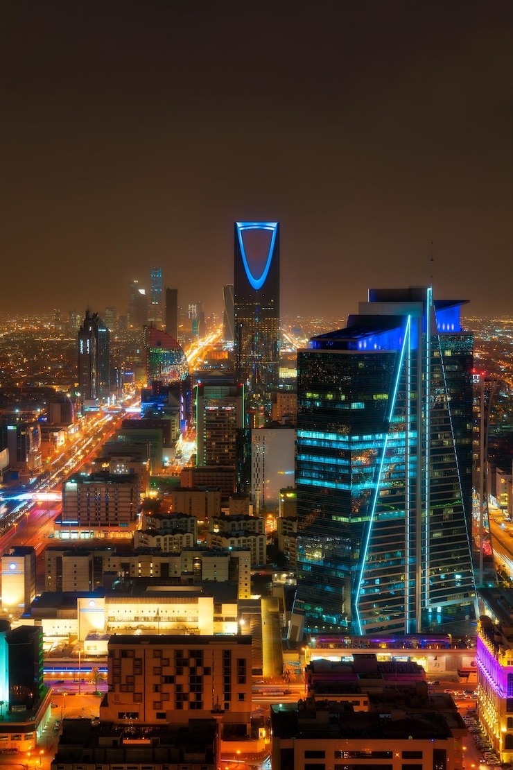 Photo riyadh skyline saudi arabia taken in may 2022