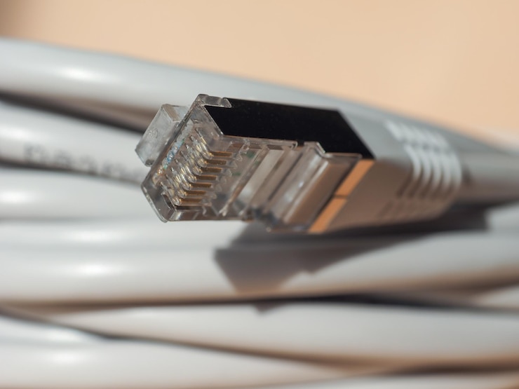 Photo rj45イーサネットプラグ