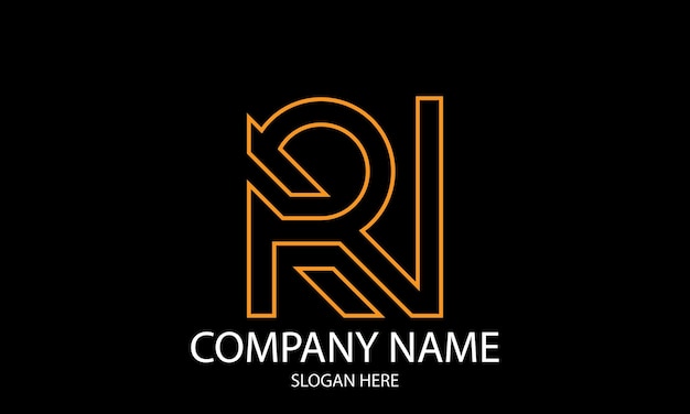 RN Comapny Logo Design .