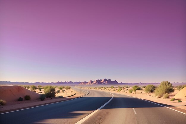 The road across the desert is a desolate no man land desert road wallpaper background scenery