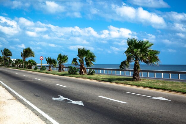 Road by the sea