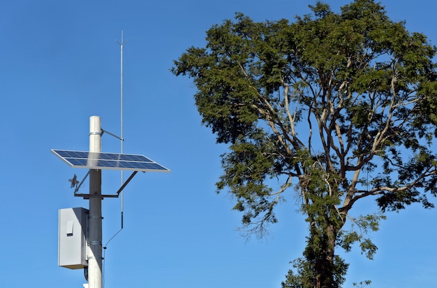 Road camera powered on solar energy